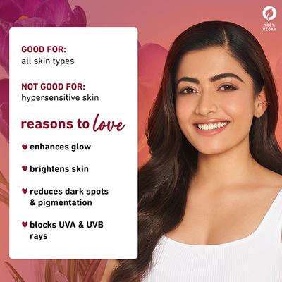 Plum Saffron & Kumkumadi Oil Glow Bright Moisturizer with SPF 35, Brightens Skin 50 gm - Face Moisturizers