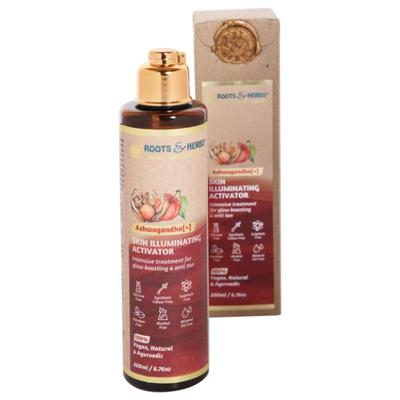 Roots & Herbs Skin Illuminating Activator Liquid - Ashwagandha+ 200 ml - Toners