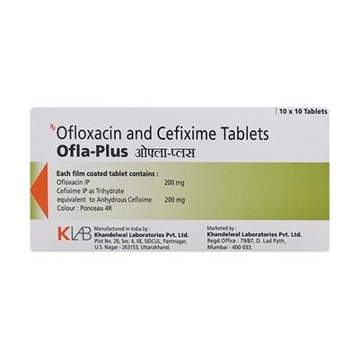 OFLA PLUS Tablet 10's - Bacterial Infections-Cep
