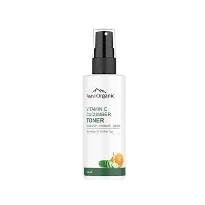 Aravi Organic Vitamin C and Cucumber Face Toner For Hydrating And Revitalizing Skincare 150 ml - Toners