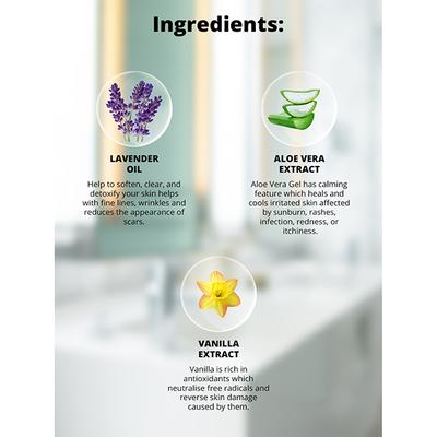 Freeskin Lavender & Vanila Cream Shower Gel 400 ml - Shower Gels & Body Wash
