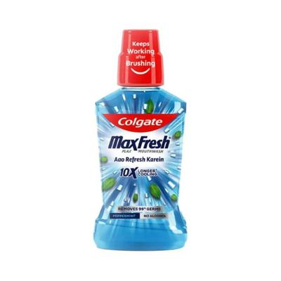 Colgate-Palmolive, Colgate Plax Antibacterial Mouthwash, 24/7 Fresh Breath(Pepper Mint) 500 ml - Mouthwash