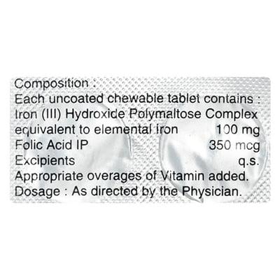 Ferium 100mg Chew Tablet 10'S - Iron Supplement/Anaemia-Vma