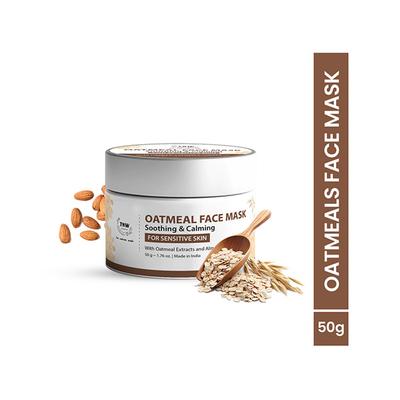 Tnw The Natural Wash Oatmeal Soothing and Calming Facemask for Sensitive Skin for Instant Glow 50 gm - Face Packs