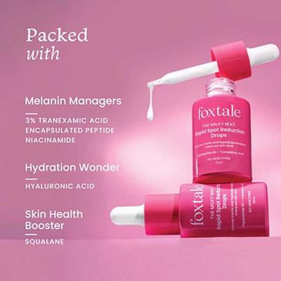 Foxtale Rapid Spot Reduction Drops for Hyperpigmentation and Dark Spot Removal 30 ml - Face Creams