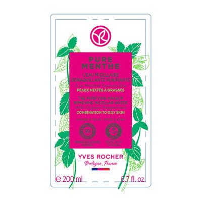 Yves Rocher Pure Menthe The Purifying Makeup Removing Micellar Water 200 ml - Face Mists