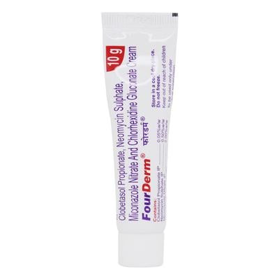 Fourderm Cream 10gm - Skin Infections-Toc