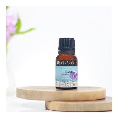 Soulflower Essential Oil - Geranium 15 ml (N) - Essential Oils
