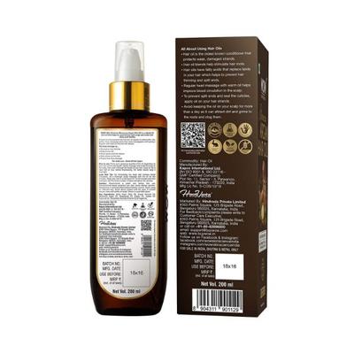Wow Life Science Moroccan Argan Hair Oil 200 ml - Hair Oils