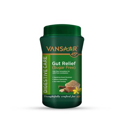 Vansaar 45+ Gut Relief (Sugar Free) Powder 200 g - Digestive Care