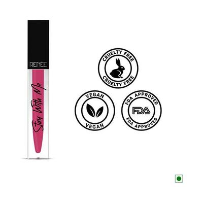 RENEE Stay With Me Matte Lip Color - Rule Of Raspberry 5 ml - Liquid Lipsticks