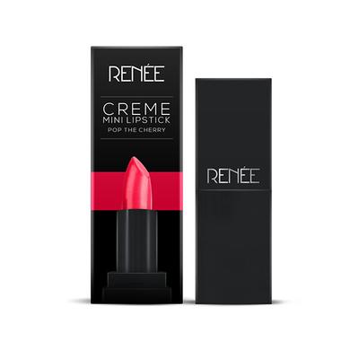 RENEE Creme Mini Lipstick - Pop The Cherry 1.65 gm - Lipsticks