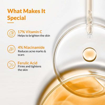 Fixderma 17% Vitamin C Face Serum with Retinol & Niacinamide Face Serum 10 gm - Face Serum