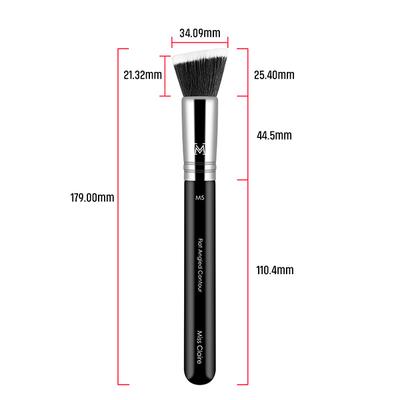 Miss Claire M5 - Flat Angled Contour Brush (Chrome) 1's - Face Brush