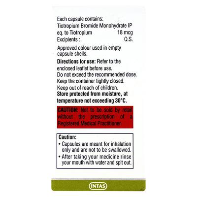 Quikhale T 18Mcg Capsule 30'S - Asthma/COPD-Ast