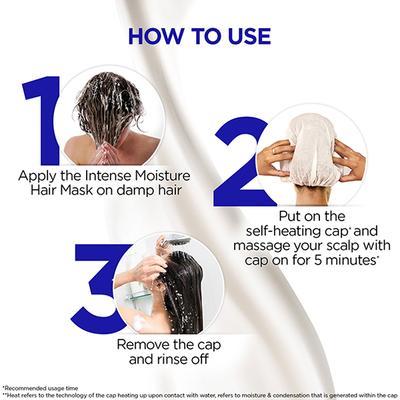 Bblunt Intense Moisture Heat Hair Spa Mask with Jojoba Oil and Vitamin E for Salon Like Hair Spa at Home 70 gm - Hair Masks & Packs