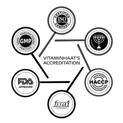 Vitaminhaat Bamboo Bambusa Extract For Hair Skin Nails Health Support Capsules 60's - Hair & Skin