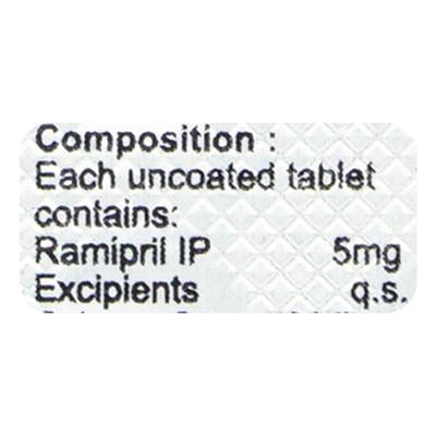 RAMSPIN 5mg Tablet 10's - Hypertension-ACE
