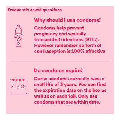 Durex Condoms - Extra Ribbed 10's - Plain/Flavoured Condoms