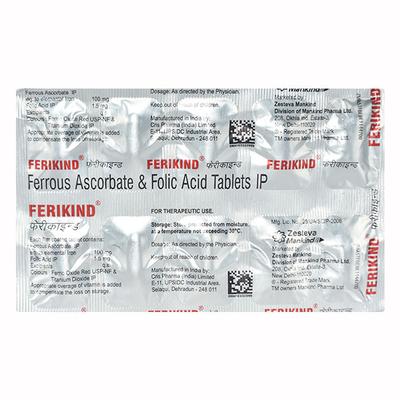 Ferikind Tablet 10'S - Iron Supplement/Anaemia-Vma