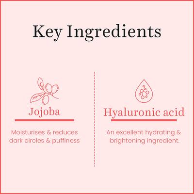 O3+ Bright under eye cream with hyaluronic acid 15gm - Under Eye Creams & Serums