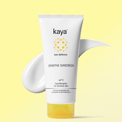 Kaya SENSITIVE SUNSCREEN SPF 15 75 ml - Face Sunscreen