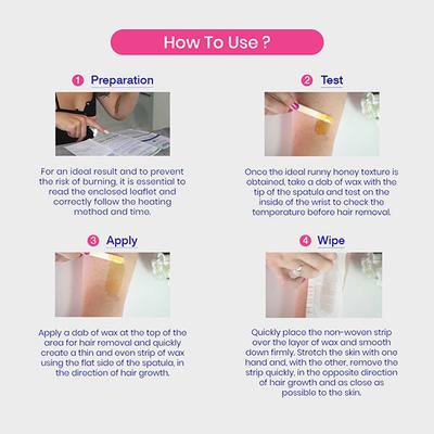 Nair Oriental Sugar Wax - Rose 350 ml - Hair Removal Accessories