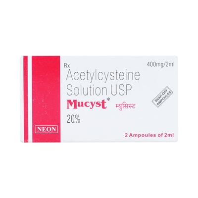 Mucyst 20% Solution 2ml - Cough And Cold-Cou