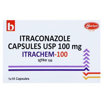 ITRACHEM 100 Capsule 10's - Fungal Infections-Anf