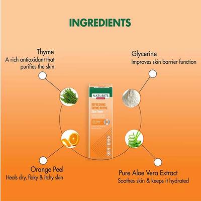 Nature's Essence Refreshing Thyme Rhyme Skin Toner 200 ml - Toners
