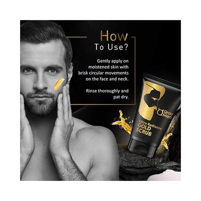 Qraamen Ultra Radiance gold Scrub 100gm - Face Scrubs