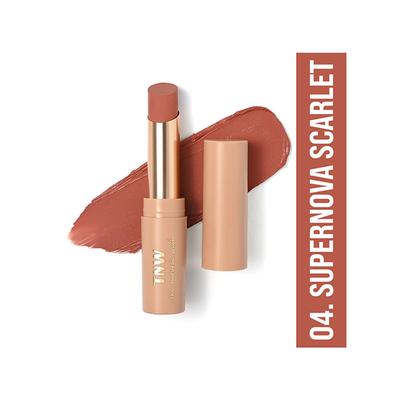 Tnw The Natural Wash Silky Matte Fusion Longstay Lip Color - Supernove Scarlet 3.5 gm - Lipsticks
