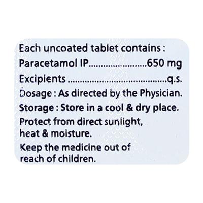PACINOVA 650 Tablet 10's - Fever-Ana