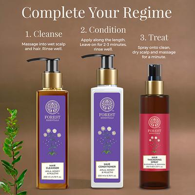 Forest Essentials Hair Cleanser Amla, Honey & Mulethishampoo 200 ml - Shampoos