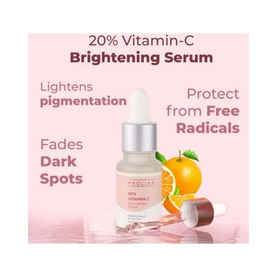 Prolixr 20 Percent Vitamin C Brightening Face Serum 10 ml - Face Serum
