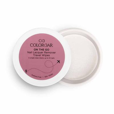 Colorbar On The Go Nail Paint Remover Wipes Npr007 30's - Nail Polish Remover