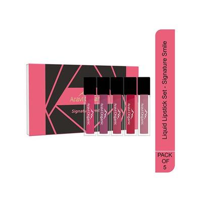 Aravi Organic Long Lasting Ultra Smooth Matte Liquid Lipstick - Signature Smile 7.5 ml - Liquid Lipsticks