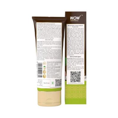 WOW Skin Science Apple Cider Vinegar Face Wash Pack of 2 200 ml - Face Washes