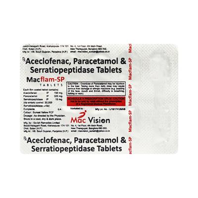 MACFLAM SP Tablet 10's - Pain relief-Nsa