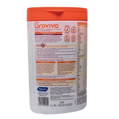 Groviva Age 2+ Child Nutrition Supplement Powder Jar - Chocolate Flavour 400 g - Baby And Infant Supplements