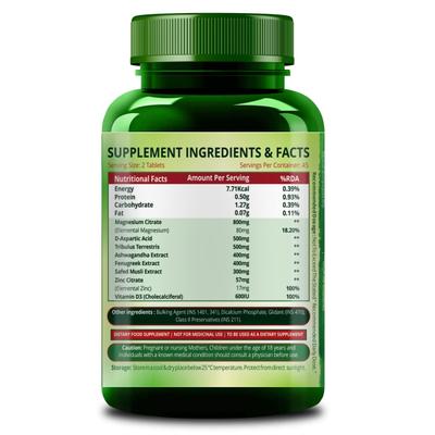 Himalayan Organics Plant Based Testosterone Booster Vegetarian capsule 90's - Sexual Care