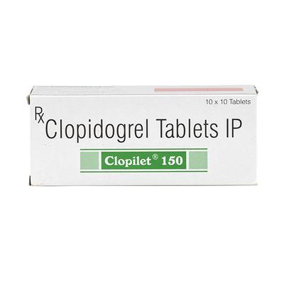 Clopilet 150mg Tablet 10'S - Blood Clot-Ant