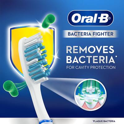 Oral-B Criss Cross Toothbrush with Neem Extracts (Medium) 4's - Toothbrushes