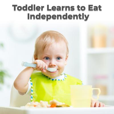 R for Rabbit Safe Feed Silicon Spoon - Blue 1's - Feeding & Nursing