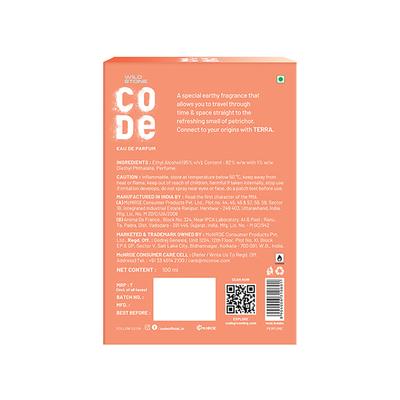 Wild Stone Code Terra Eau De Parfum, Fragrance Perfume for Men 100ml - Men Perfumes (Edt/Edp)