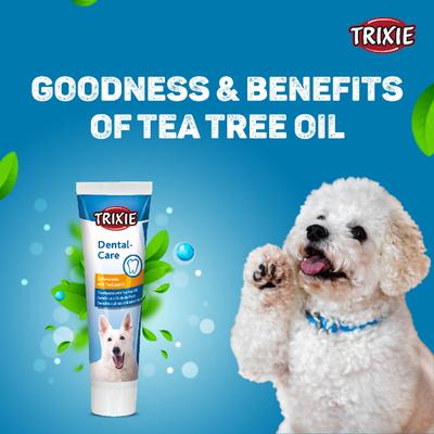 Trixie Dog Toothpaste with Tea Tree Oil 100 gm - Pet Grooming