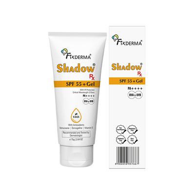 Fixderma Shadow RX Sunscreen SPF 55+ Gel Sunscreen For Oily Skin 75 gm - Body Sunscreen