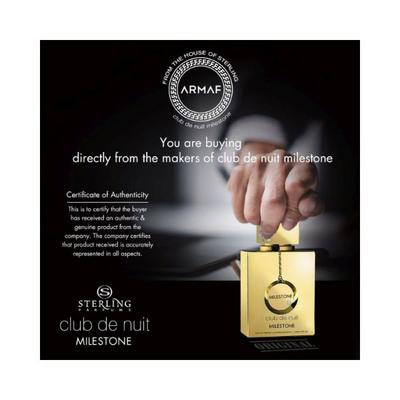 Armaf Club De Nuit Milestone Eau De Parfum 105 ml - Women Perfumes (Edt/Edp)