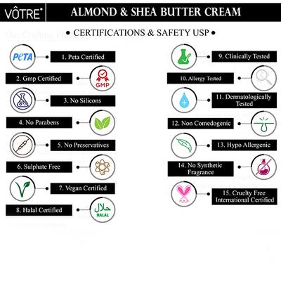 Votre Hand & Foot Creme - Almond & Shea Butter 100 ml - Foot Creams & Lotions