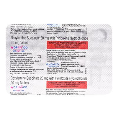 DPLIFE OD Tablet 15's - Vomitting/Emesis-Ant